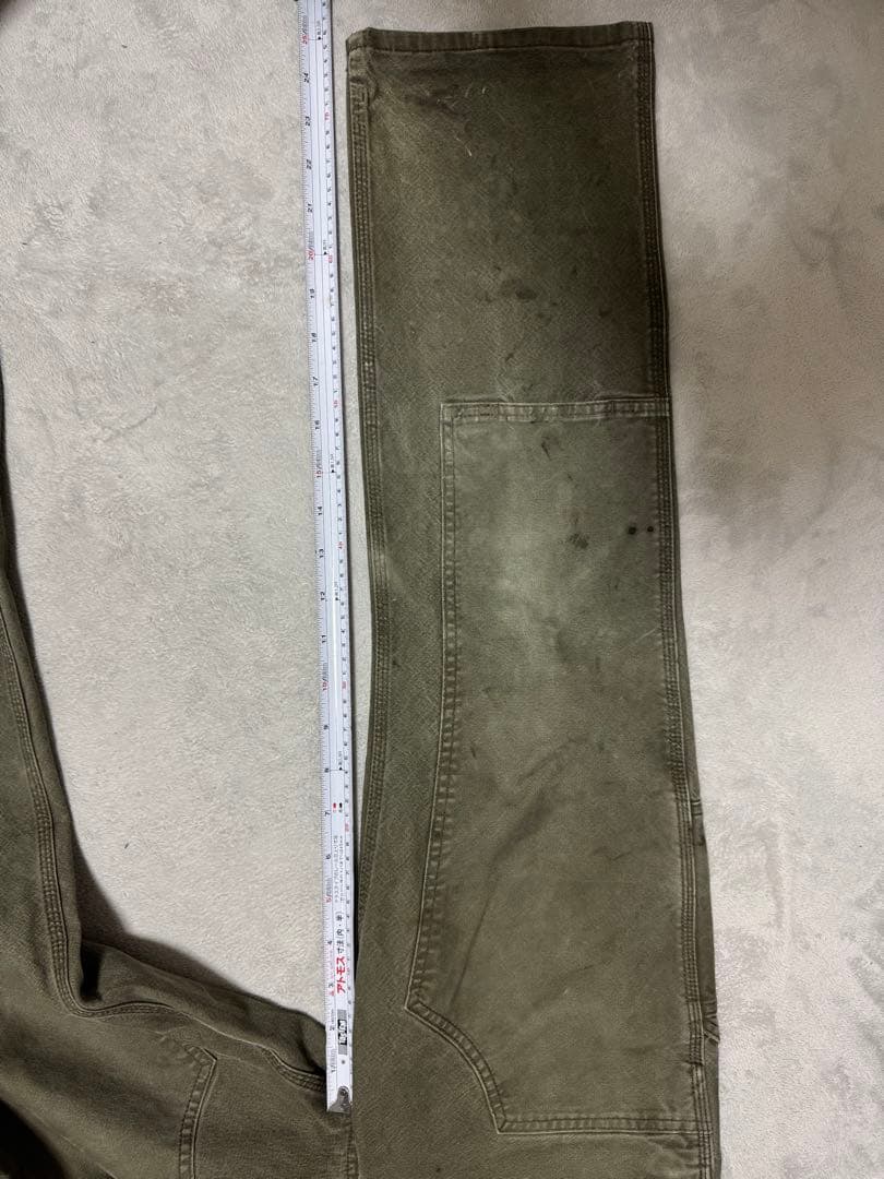 Carhartt double knee オリーブ　30×32