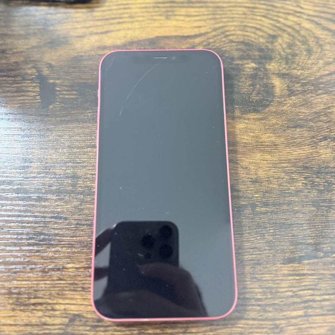 【割れあり】iPhone12 256GB レッド