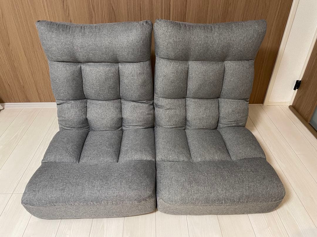 ニトリ　つながるハイバックポケットコイル座椅子【2個セット】