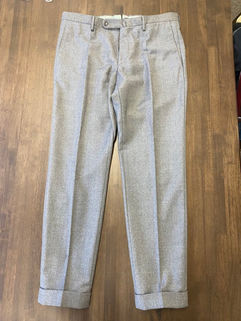 INCOTEXウールスラックスパンツ