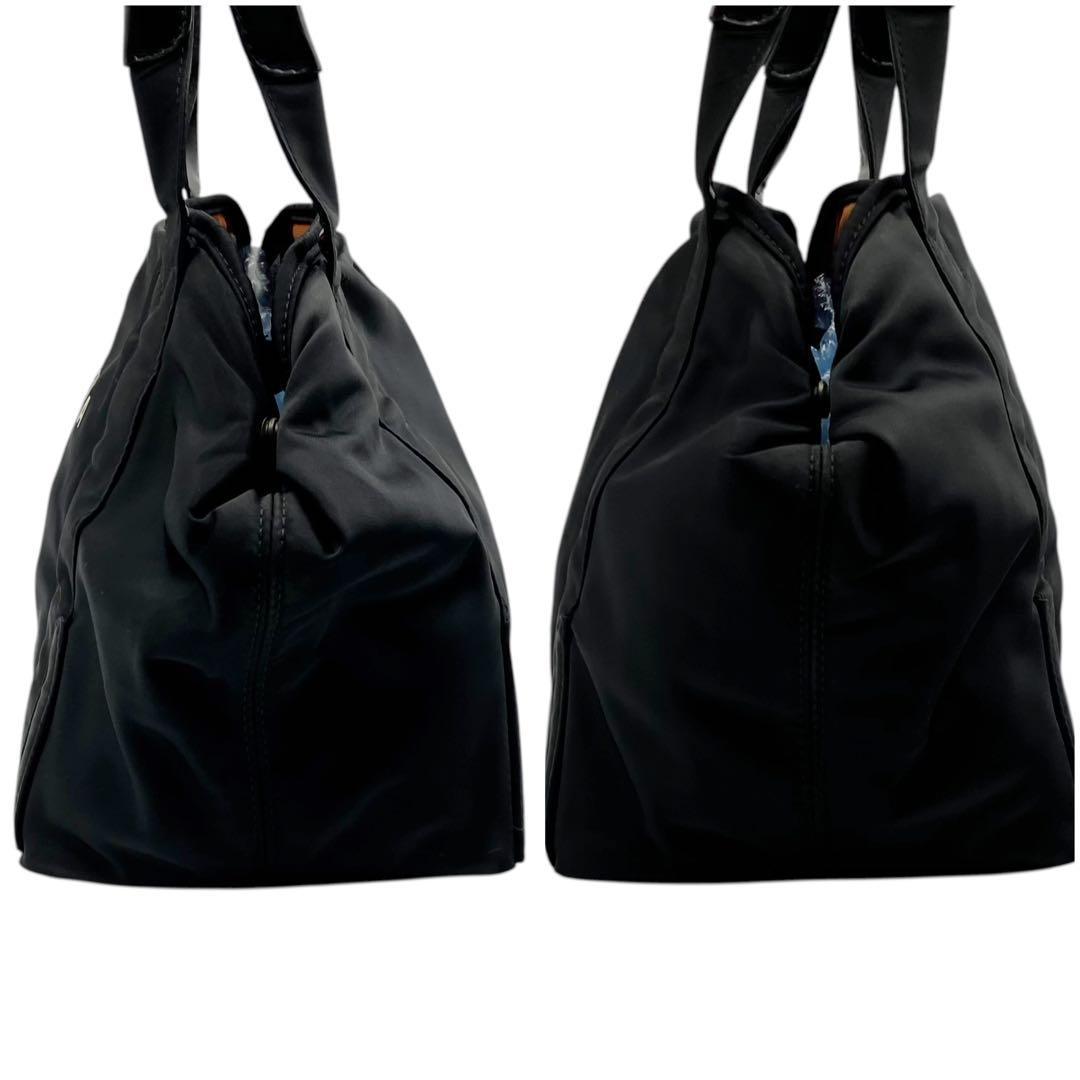 良品✨ バレンシアガ ネイビーカバスS ハンドバッグ ナイロン ブラック