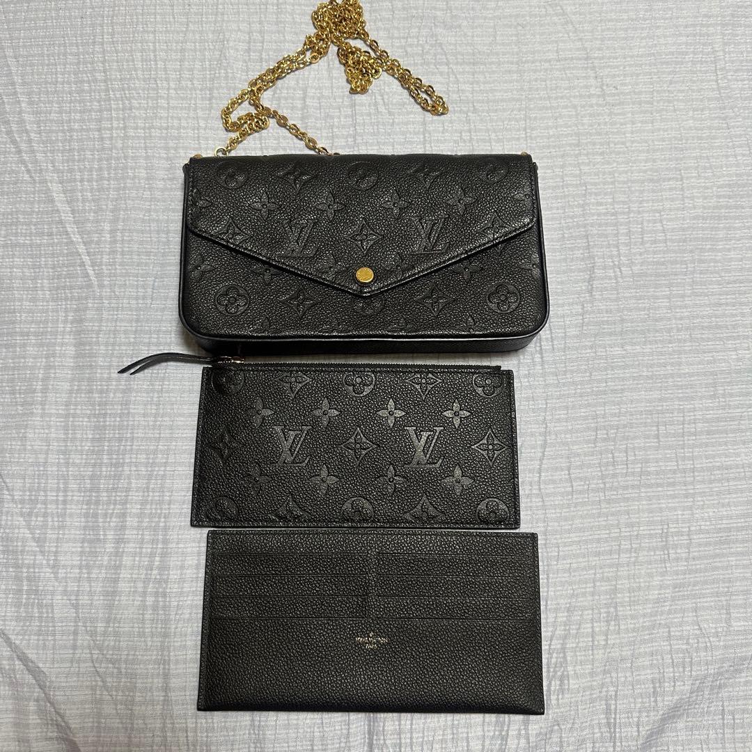 ルイヴィトン ポシェットフェリシー モノグラムアンプラント バッグ