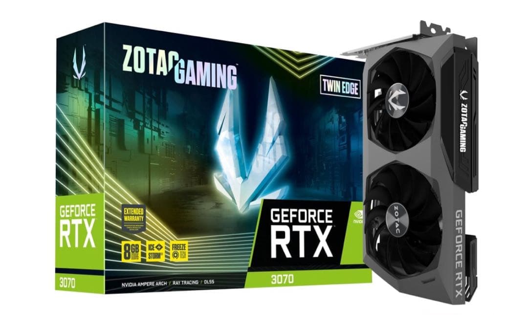 グラフィックボード・グラボ・ビデオカード ZOTAC GeForce RTX 3070 8GB